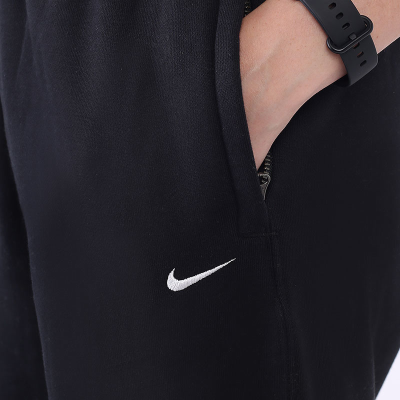 женские черные брюки Nike Womens NRG Soloswoosh Fleece Pant CW5565-010 - цена, описание, фото 4